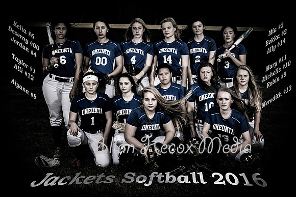 ohssoftball dark facing banner names large team